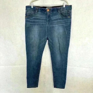 Democracy Ab-Solution Jeans Denims Pants Womens Plus Size 18W Pockets Distressed